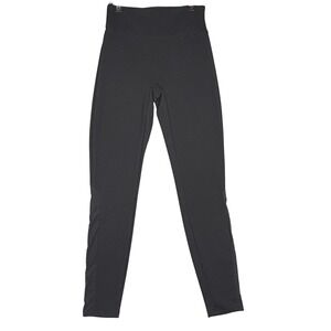 Assets Red Hot Label by Spanx Black Mesh Panel High Waisted Leggings Size Medium